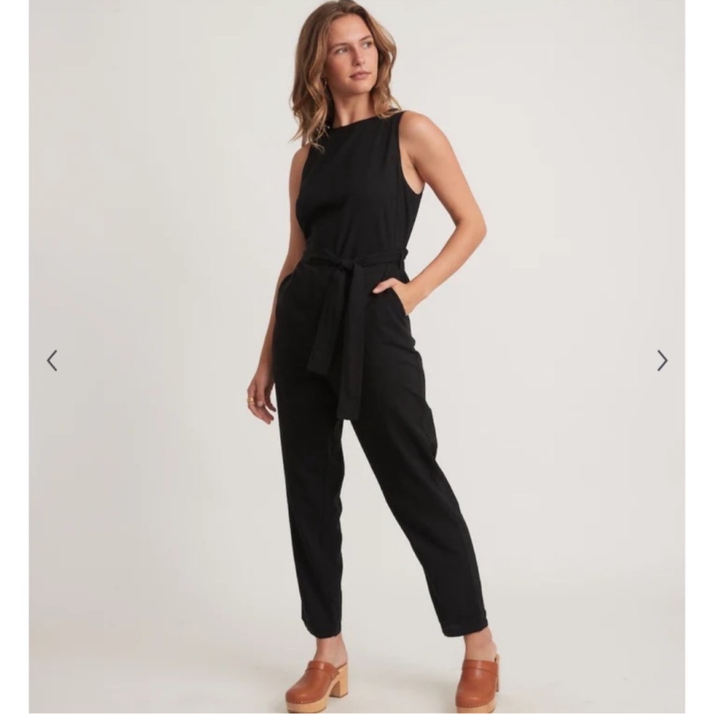 Marine layer Eloise belted jumpsuit